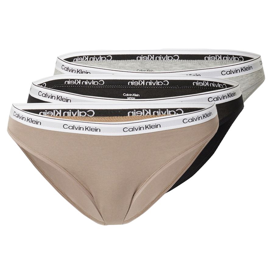 Slip bikini a vita bassa in confezione da 3 Calvin Klein | QD5207EPZ7